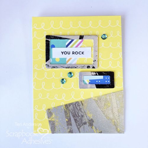 Two Tone Foil Cards by Teri Anderson for Scrapbook Adhesives by 3L