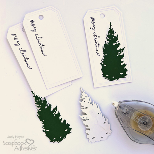 Christmas Tree Tag Tutorial by Judy Hayes for Scrapbook Adhesives by 3L 