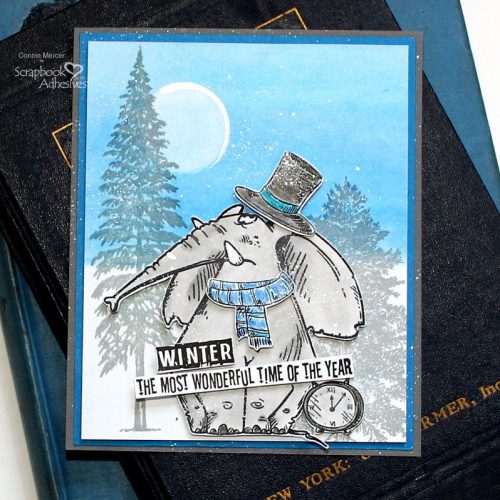 Wonderful Winter Card by Connie Mercer for Scrapbook Adhesives by 3L