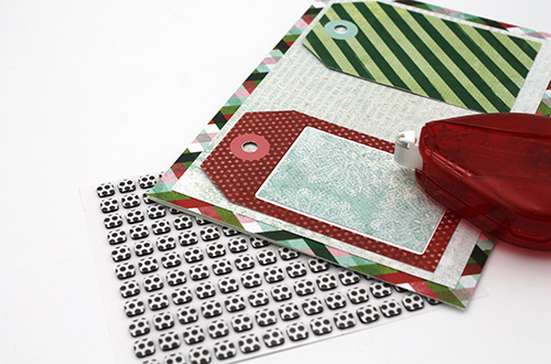 Christmas Tags Card by Tracy McLennon for Scrapbook Adheisves by 3L  