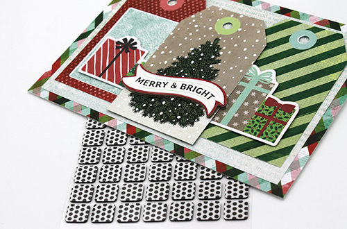 Christmas Tags Card by Tracy McLennon for Scrapbook Adheisves by 3L  