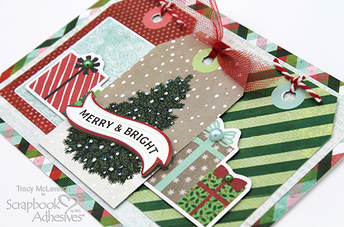 Christmas Tags Card by Tracy McLennon for Scrapbook Adheisves by 3L  