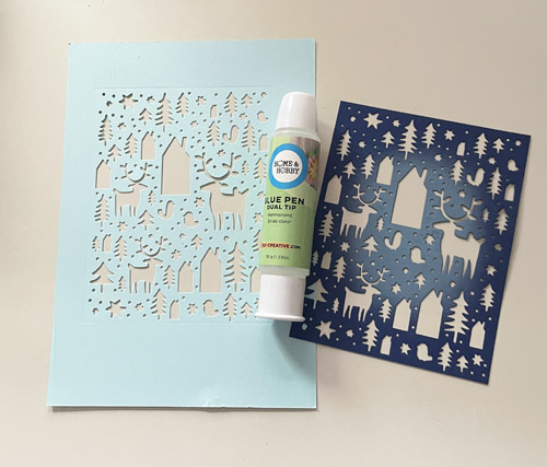 Winter Birthday Card by Yvonne van de Grijp for Scrapbook Adhesives by 3L