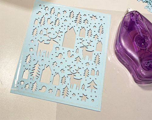 Winter Birthday Card by Yvonne van de Grijp for Scrapbook Adhesives by 3L
