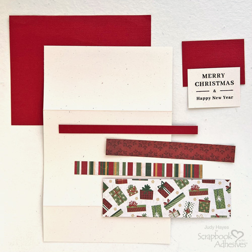 Christmas Holiday Gift Card Holder by Judy Hayes for Scrapbook Adhesives by 3L 