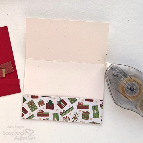 Christmas Holiday Gift Card Holder by Judy Hayes for Scrapbook Adhesives by 3L 