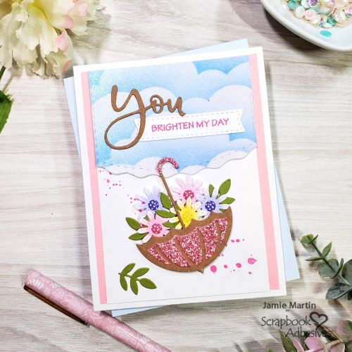 You Brighten My Day Card by Jamie Martin for Scrapbook Adhesives by 3L 
