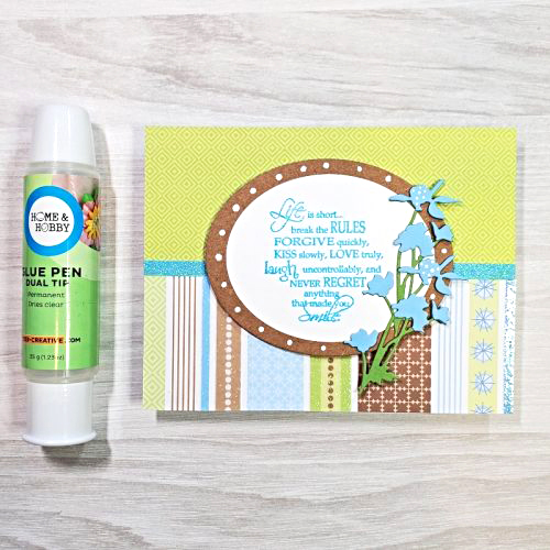 Inspirational Floral Card by Jamie Martin for Scrapbook Adhesives by 3L