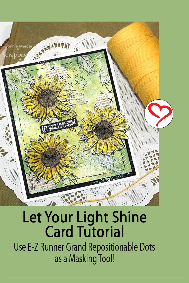 Let Your Light Shine Card by Connie Mercer for Scrapbook Adhesives by 3L Pinterest 