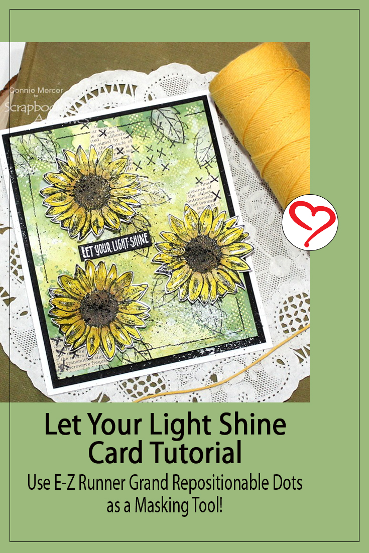 Let Your Light Shine Card by Connie Mercer for Scrapbook Adhesives by 3L Pinterest