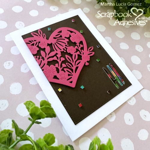 Heartful Friendship Card by Martha Lucia for Scrapbook Adhesives by 3L 