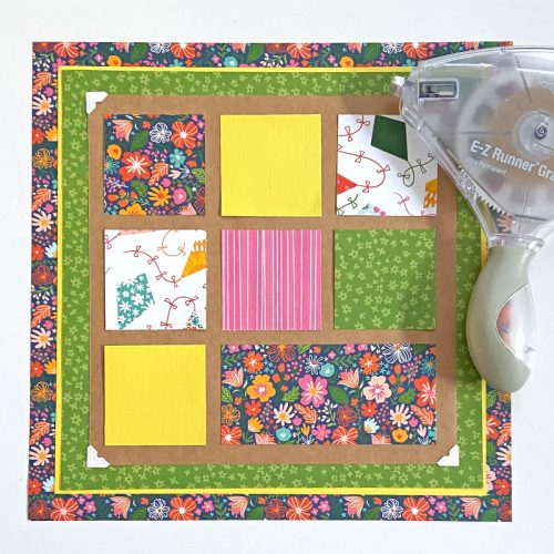 Sending Love Grid Layout by Margie Higuchi for Scrapbook Adhesives by 3L