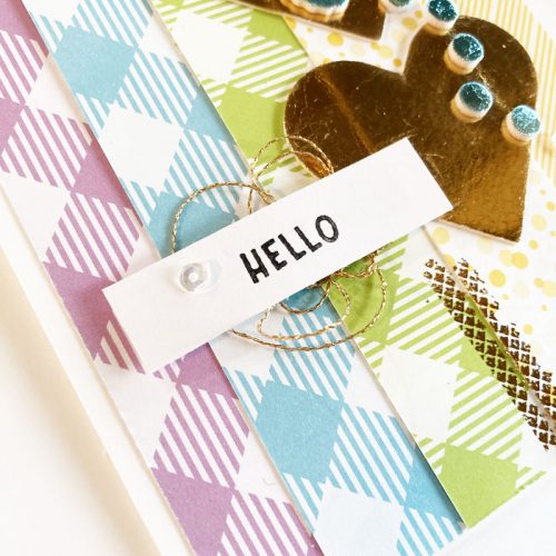 Hello Hearts Butterfly Card by Teri Anderson for Scrapbook Adhesives by 3L