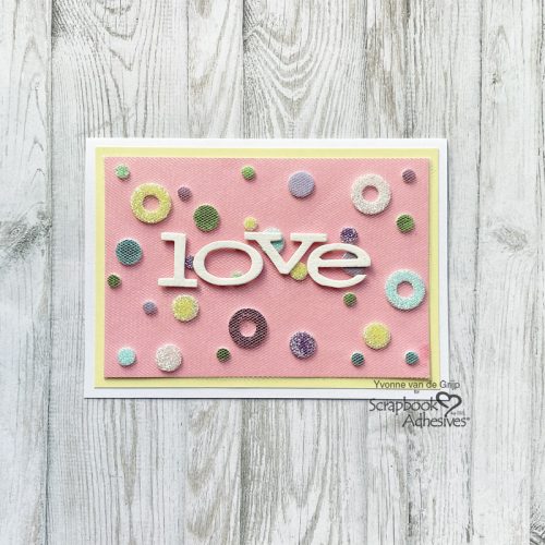 Pastel Love Card by Yvonne van de Grijp for Scrapbook Adhesives by 3L 