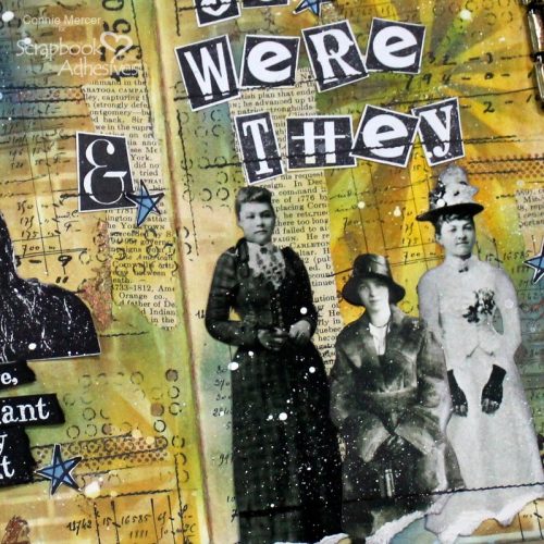 Brilliant and Resilient Art Journal Page by Connie Mercer for Scrapbook Adhesives by 3L 