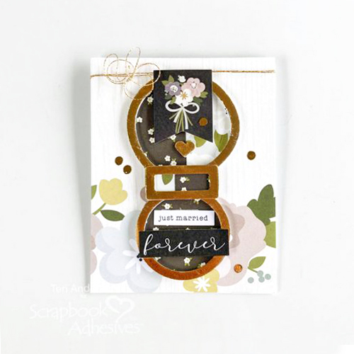 Pretty Framed Wedding Cards by Teri Anderson for Scrapbook Adhesives by 3L