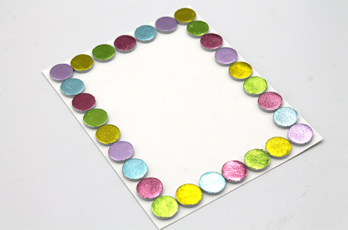 Easy Foiled Circles Background Card by Tracy McLennon for Scrapbook Adhesives by 3L 