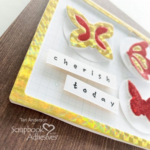 Butterflies and Flowers Cards by Teri Anderson for Scrapbook Adhesives by 3L