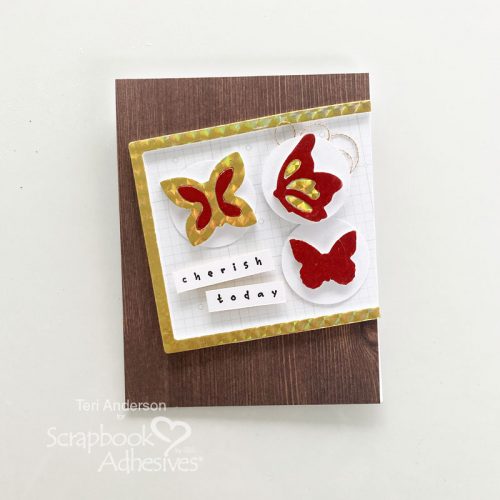 Butterflies and Flowers Cards by Teri Anderson for Scrapbook Adhesives by 3L