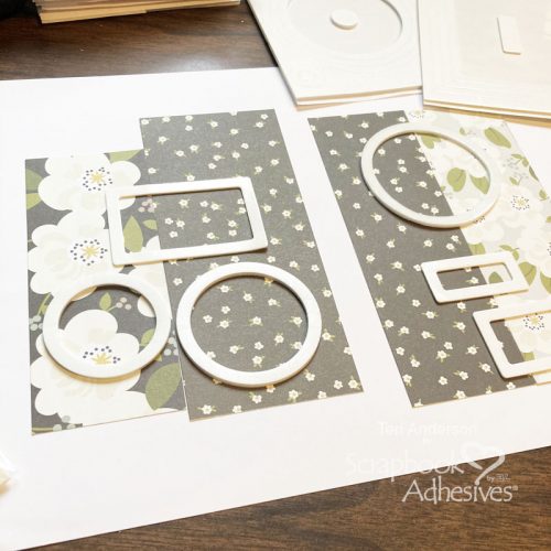 Pretty Framed Wedding Cards by Teri Anderson for Scrapbook Adhesives by 3L