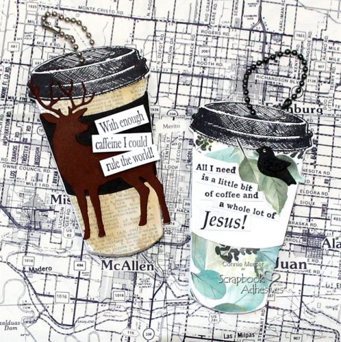 Keyring Gift Tags by Connie Mercer for Scrapbook Adhesives by 3L