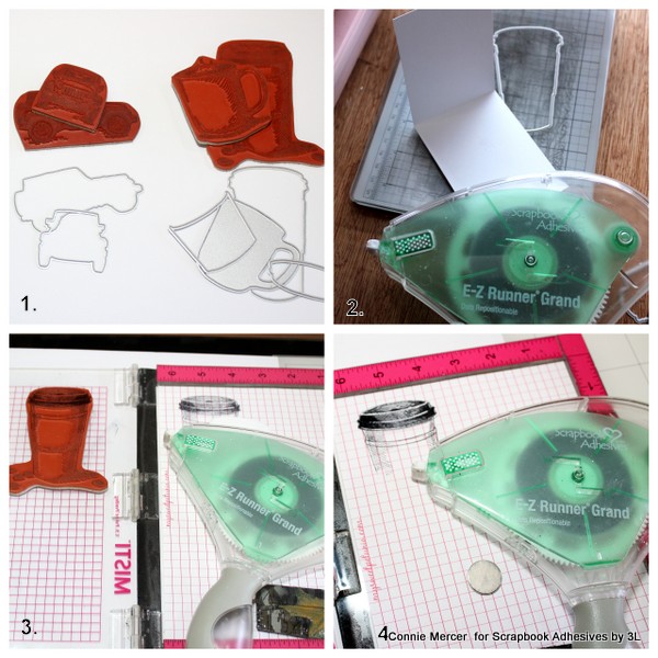 Keyring Gift Tags by Connie Mercer for Scrapbook Adhesives by 3L