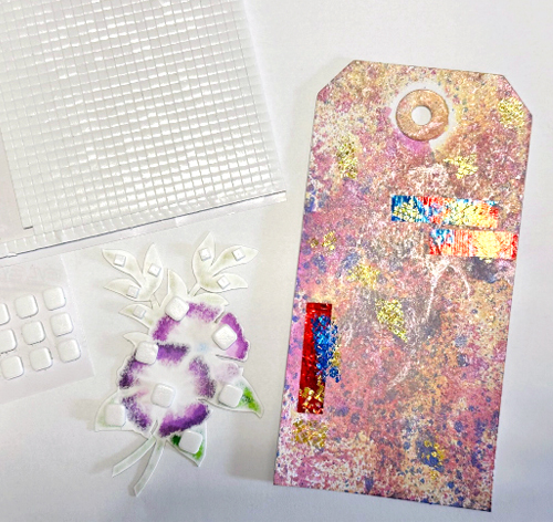 Shine Mixed Media Tag by Martha Lucia Gomez for Scrapbook Adhesives by 3L 