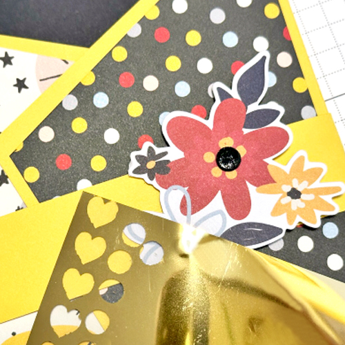 Angle Tri-Fold Card by Martha Lucia Gomez for Scrapbook Adhesives by 3L 