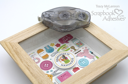 Simple Crafty Shadowbox by Tracy McLennon for Scrapbook Adhesives by 3L