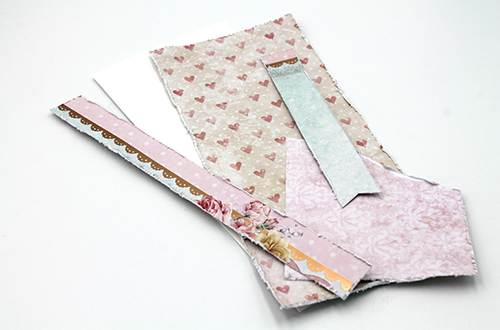 Romantic Slimline Card With Dimension by Tracy McLennon for Scrapbook Adhesives by 3L