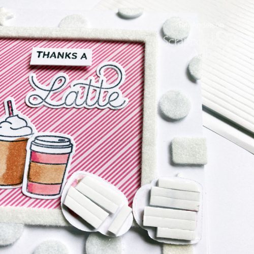 Thanks A Latte Card by Teri Anderson for Scrapbook Adhesives by 3L 