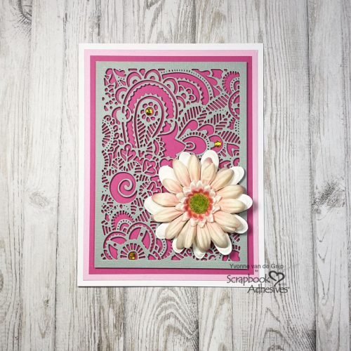 Intricate Bohemian Card by Yvonne van de Grijp for Scrapbook Adhesives by 3L
