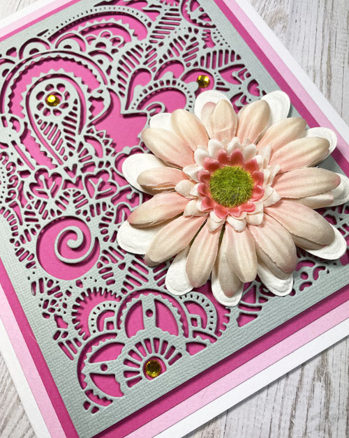 Intricate Bohemian Card by Yvonne van de Grijp for Scrapbook Adhesives by 3L