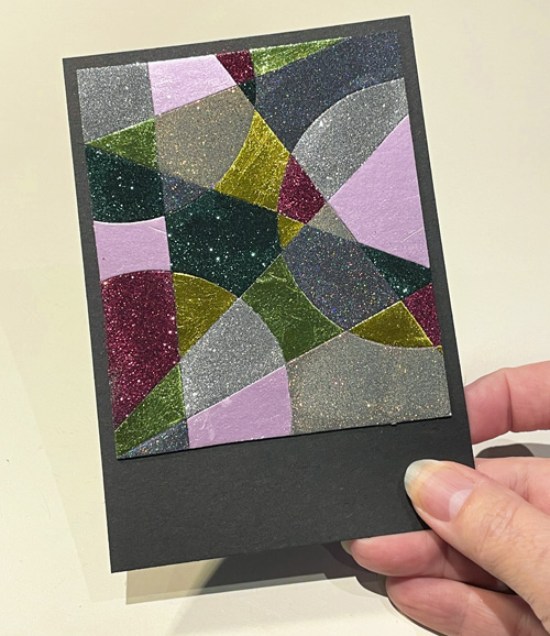 Mosaic Glitter and Foil Card by Yvonne van de Grijp for Scrapbook Adhesives by 3L 