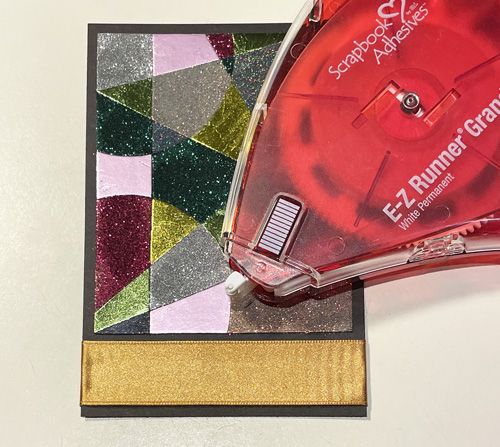 Mosaic Glitter and Foil Card by Yvonne van de Grijp for Scrapbook Adhesives by 3L 