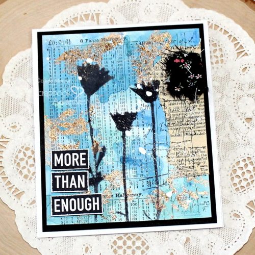 More Than Enough Card by Connie Mercer for Scrapbook Adhesives by 3L