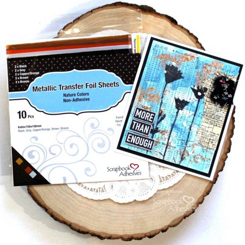 More Than Enough Card by Connie Mercer for Scrapbook Adhesives by 3L