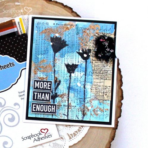 More Than Enough Card by Connie Mercer for Scrapbook Adhesives by 3L