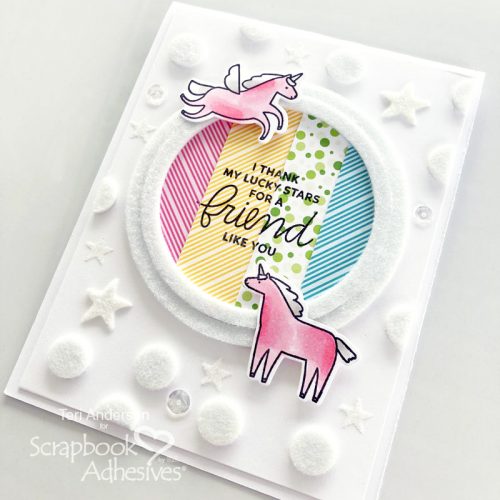 A Friend Like You Card by Teri Anderson for Scrapbook Adhesives by 3L 