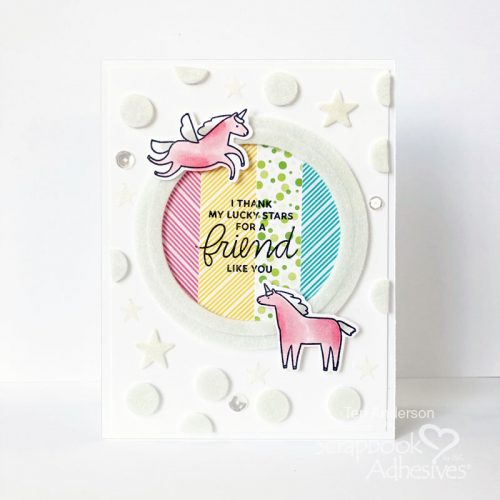 A Friend Like You Card by Teri Anderson for Scrapbook Adhesives by 3L 