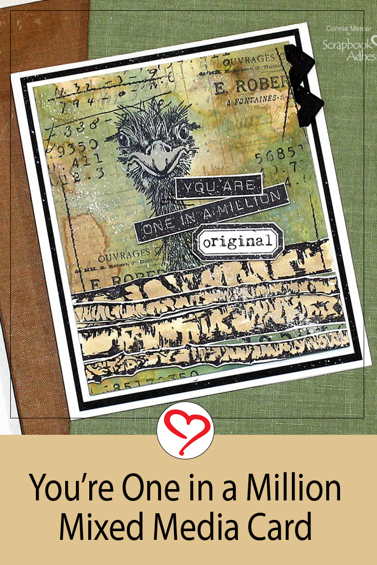 One In A Million Card by Connie Mercer for Scrapbook Adhesives by 3L Pinterest 