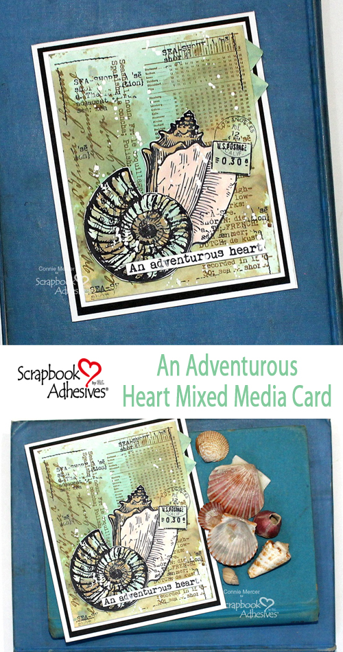 An Adventurous Heart Card by Connie Mercer for Scrapbook Adhesives by 3L Pinterest 