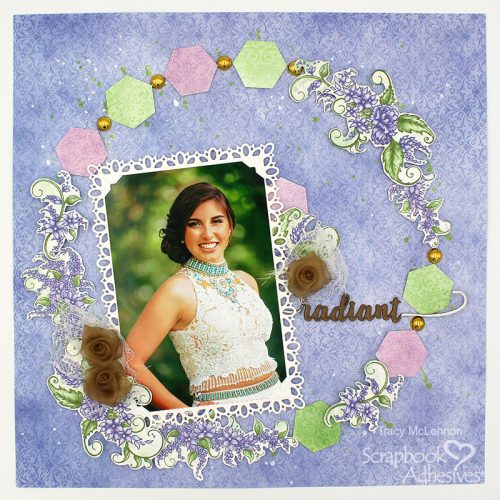 Lots of Layers Scrapbook Layout by Tracy McLennon for Scrapbook Adhesives by 3L