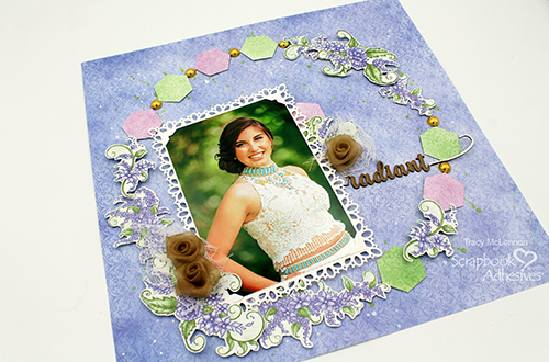 Lots of Layers Scrapbook Layout by Tracy McLennon for Scrapbook Adhesives by 3L