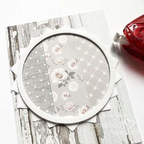 Shabby Chic Miss You Card by Teri Anderson for Scrapbook Adhesives by 3L