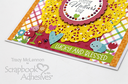 Rainbow Color Mother's Day Card by Tracy McLennon for Scrapbook Adhesives by 3L 