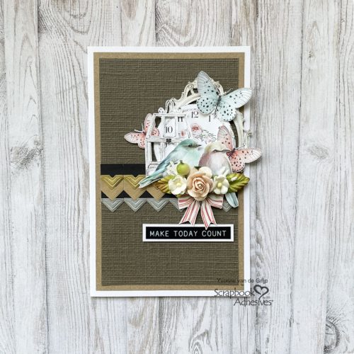 Make Today Count Layered Card by Yvonne van de Grijp for Scrapbook Adhesives by 3L 