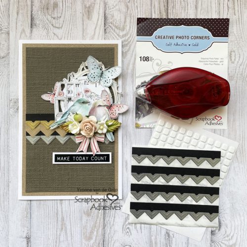 Make Today Count Layered Card by Yvonne van de Grijp for Scrapbook Adhesives by 3L 