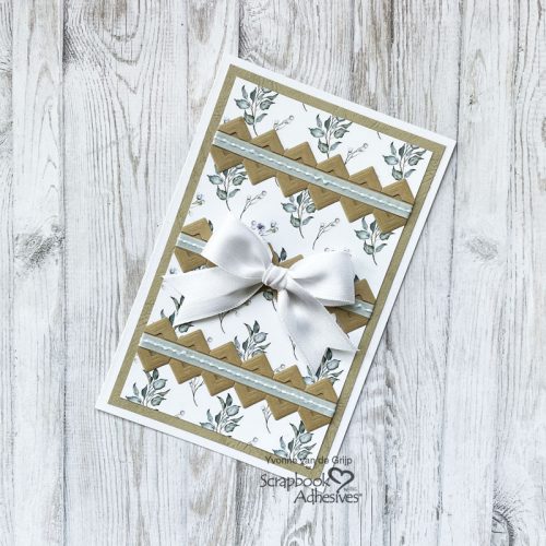 Classic Styled Romantic Card by Yvonne van de Grijp for Scrapbook Adhesives by 3L 