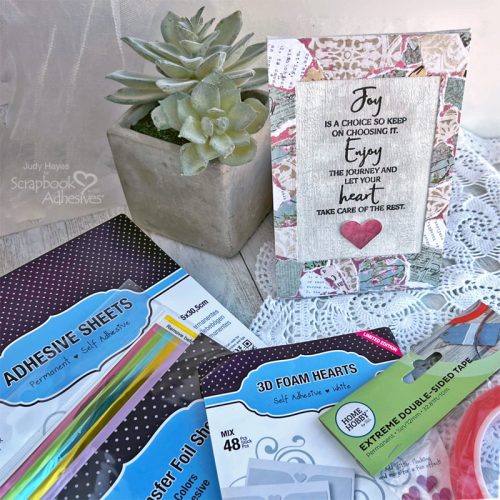 Joy Collage Frame Canvas by Judy Hayes for Scrapbook Adhesives by 3L 